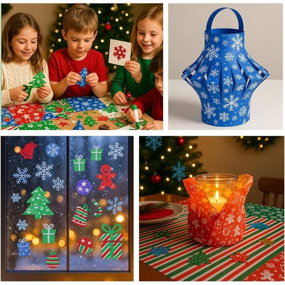 Bulk Christmas Tissue Paper 100 Sheets - 14x20" For Festive Gift Wrapping - Picture 4 of 6